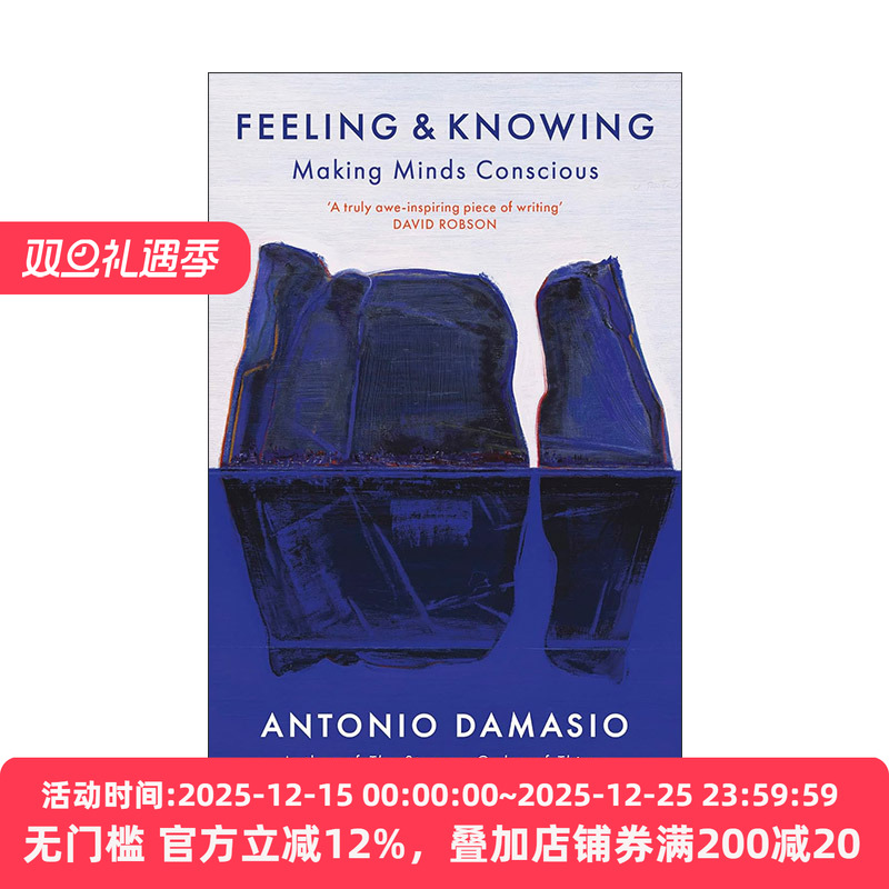 英文原版 Feeling and Knowing 感受与认知 让意识照亮心智 安东尼奥·达马西奥 Antonio Damasio 英文版 进口英语原版书籍