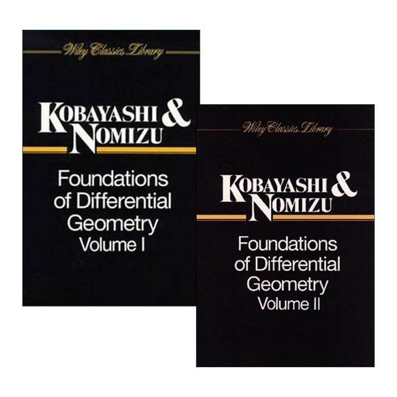 英文原版 Foundations of Differential Geometry 微分几何导论2本集 英文版 进口英语原版书籍