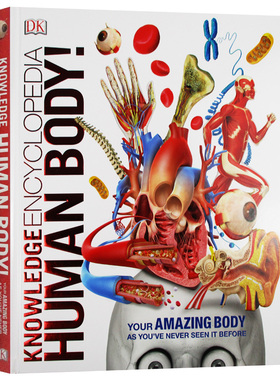 Knowledge Encyclopedia Human Body DK知识百科 人体指南 精装 医学绘画 英文原版儿童百科全书 进口科普读物书籍