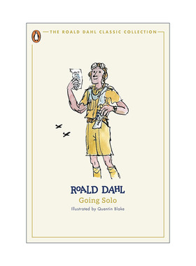 英文原版 Going Solo 独闯天下 罗尔德达尔自传 2024新封面版 昆汀布莱克插画 英文版 进口英语原版书籍