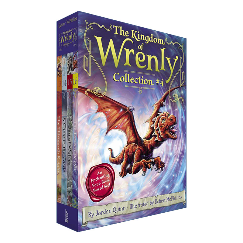 英文原版 The Kingdom of Wrenly Collection #4 Boxed Set 儿童魔法故事11-14册盒装 英文版 进口英语原版书籍 书籍/杂志/报纸 儿童读物原版书 原图主图