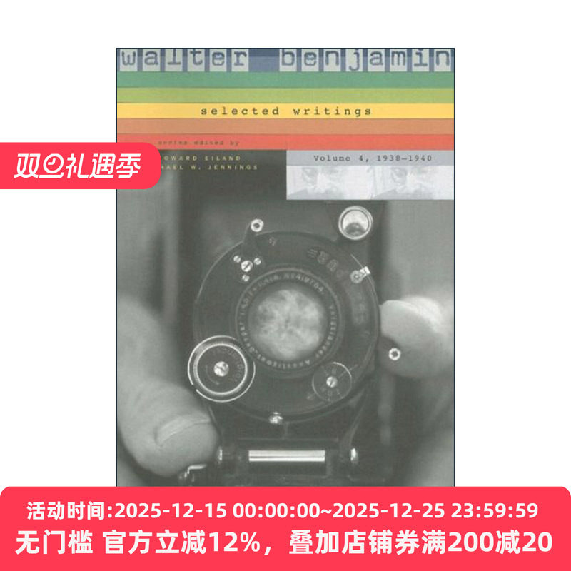英文原版 Walter Benjamin Selected Writings 4 瓦尔特·本雅明 选集四 1938-1940 英文版 进口英语原版书籍