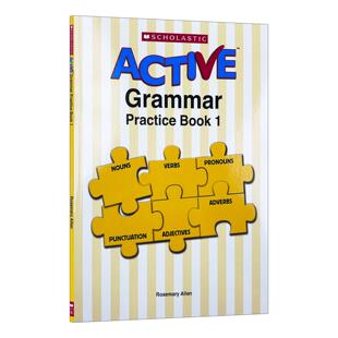 学乐活跃 书籍 Grammar 进口英语原版 英文版 英语语法练习册1 Book Practice Active 英文原版