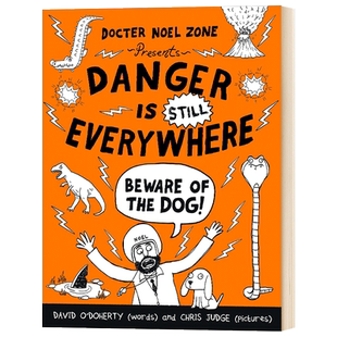 胆小鬼日记2 危险无处不在 小心狗 Danger is STILL Everywhere Beware of the Dog 英文原版儿童读物 进口英语书籍