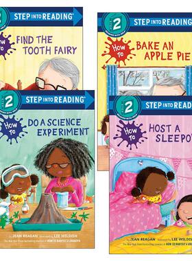英文原版 Step into Reading 2 How to Do 如何做系列4册 企鹅兰登分级读物 英文版 进口英语原版书籍