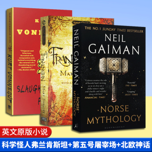 科学怪人弗兰肯斯坦 Frankenstein 第五号屠宰场 科幻小说三本合集 进口英语书籍 Mythology 英文原版 Norse 经典 北欧神话