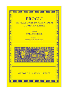 英文原版 Procli In Platonis Parmenidem Commentaria 柏拉图巴门尼德篇注释 第一卷 牛津古典文本系列 精装 进口英语原版书籍