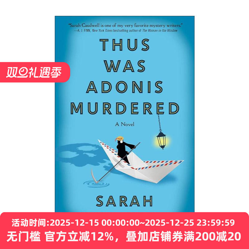 英文原版 Thus Was Adonis Murdered  就这样 阿多尼斯 推理小说 Sarah Caudwell 英文版 进口英语原版书籍