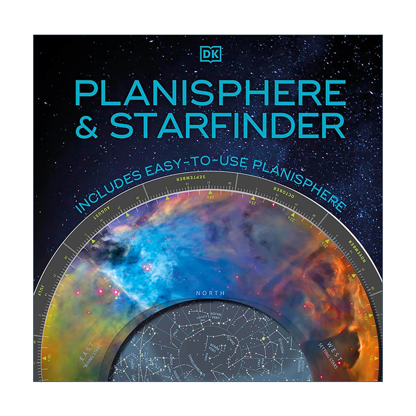 英文原版 Planisphere and Starfinder 平面球星图和星体探测器 天文与空间科学 DK科普百科精装彩绘 英文版 进口英语原版书籍