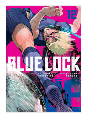英文原版 Blue Lock 12 蓝色监狱系列12 同名日本动漫 足球体育漫画 Muneyuki Kaneshiro 野村优介 英文版 进口英语原版书籍