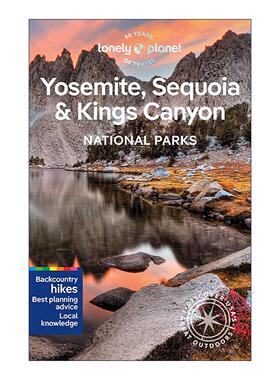 英文原版 Lonely Planet Yosemite Sequoia & Kings Canyon National Parks 约塞米蒂 美洲杉和国王峡谷国家公园 第7版 进口书籍