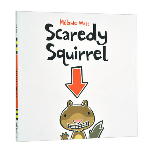 英文原版 Scaredy Squirrel 胆小鬼松鼠 儿童启蒙绘本 英文版