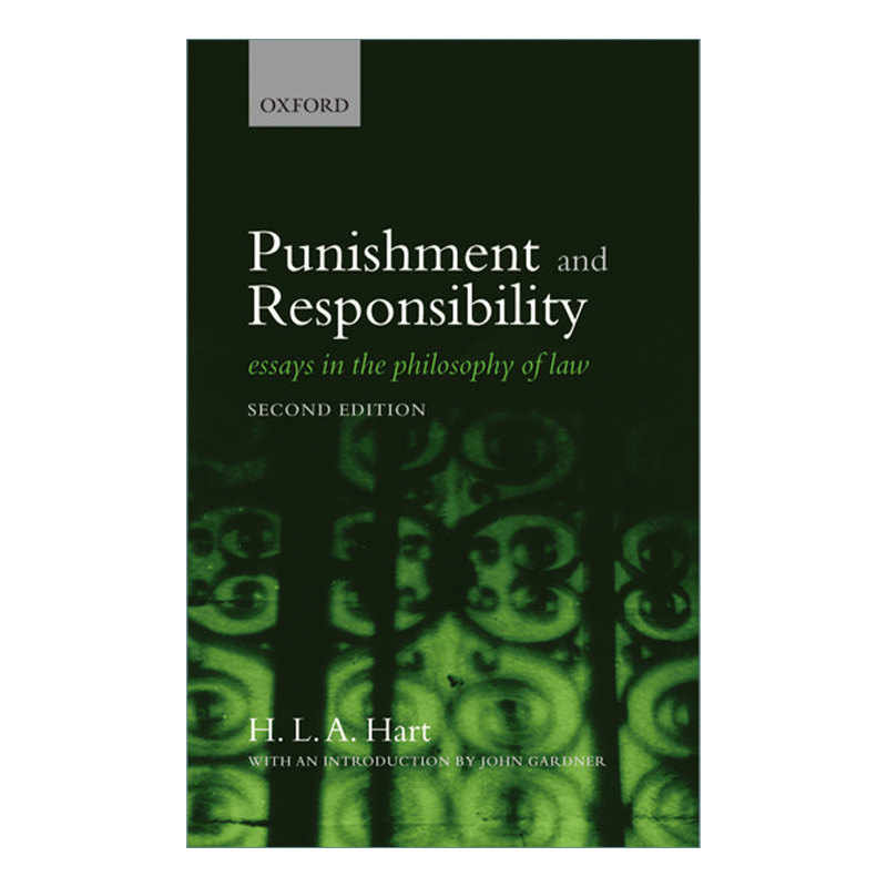 英文原版 Punishment and Responsibility 惩罚与责任 法律哲学杂文 英文版 进口英语原版书籍