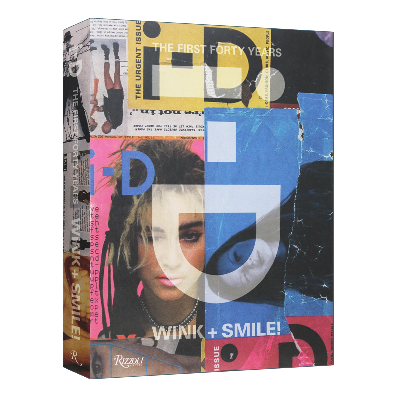 i-D Wink and Smile! The First Forty Years i-D杂志 创刊40周年纪念特辑 精装 英文原版时尚生活 I-D Magazine 进口书 书籍/杂志/报纸 艺术类原版书 原图主图