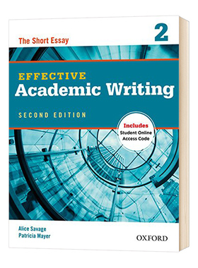 牛津学术英语写作教材2 Oxford Effective Academic Writing 2 英文原版大学教辅 进口英语书籍 OUP Oxford