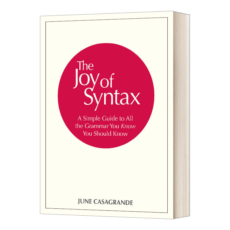the joy of syntax 句法的乐趣 英文原版词典字典 进口英语工具书籍