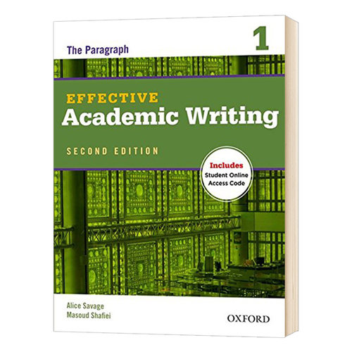 牛津学术英语写作教材1 Oxford Effective Academic Writing1 英文原版大学教辅 进口英语书籍 OUP Oxford