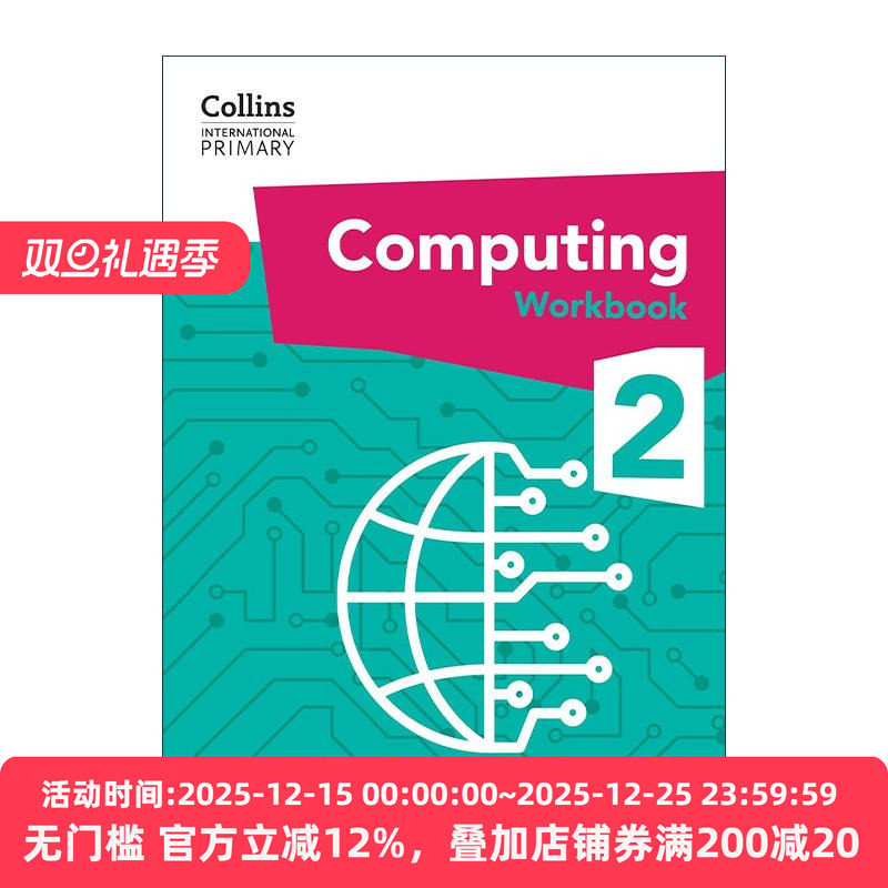 英文原版 Collins International Primary Computing Workbook 2 柯林斯国际小学计算机科学练习册2 英文版 进口英语原版书籍