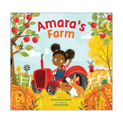 英文原版 Amara's Farm Where In the Garden 阿玛拉的农场 花园在哪里系列 儿童科普百科绘本 Samara Hardy 进口英语原版书籍