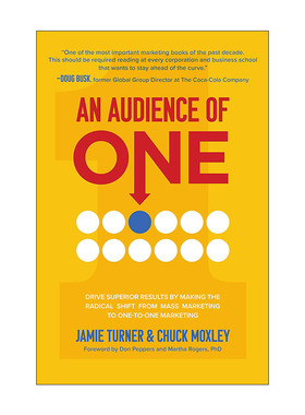英文原版 Audience of One 一个受众 通过从大众营销到一对一营销的彻底转变来驱动卓越的结果 精装 英文版 进口英语原版书籍