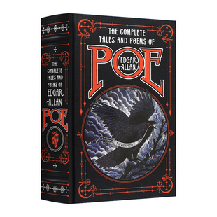 埃德加爱伦坡完整故事集与诗集 皮革精装版 Complete Tales & Poems of Edgar Allan Poe 英文原版小说 进口英语书籍