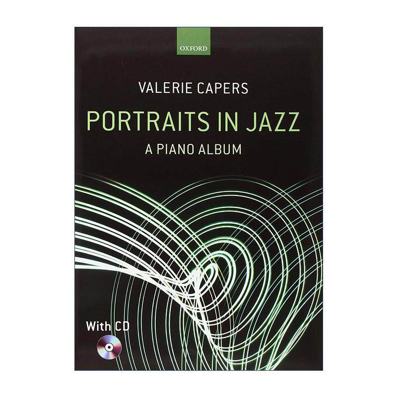 英文原版 Portraits in Jazz 爵士乐肖像 钢琴爵士乐练习曲目 英皇钢琴考级练习 英文版 进口英语原版书籍
