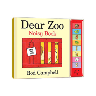 英文版 书籍 Zoo 亲爱 动物园发声书 Book Dear Noisy 进口英语原版 英文原版 精装 绘本