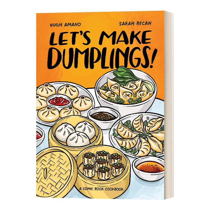 一起做饺子 Let's Make Dumplings! 中华料理烹饪美食彩图漫画指南 英文原版唐人街经典菜色菜谱 厨艺入门 进口英语书籍