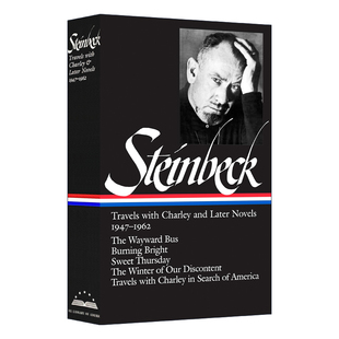 with 美国文库 斯坦贝克 Charley Travels John 英文原版 1962 and 小说 Novels Steinbeck 1947 精装 约翰 进口英语书籍 Later
