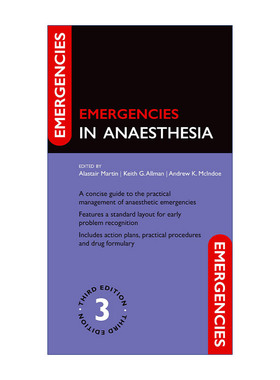 Emergencies in Anaesthesia 牛津麻醉时的突发状况处理指南