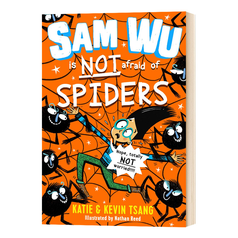 山姆不怕蜘蛛 Sam Wu is NOT Afraid of Spiders英文原版儿童英语章节桥梁书校园霸凌青少年课外读物英文版进口原版英语书籍