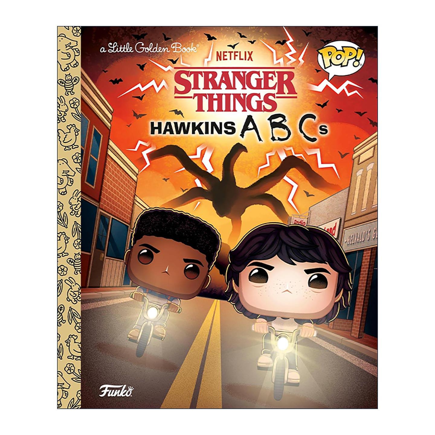 英文原版 Stranger Things Hawkins ABCs Funko Pop Little Golden Book 怪奇物语 霍金斯字母书 兰登书屋精装小金书 英文版