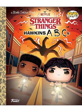 英文原版 Stranger Things Hawkins ABCs Funko Pop Little Golden Book 怪奇物语 霍金斯字母书 兰登书屋精装小金书 英文版