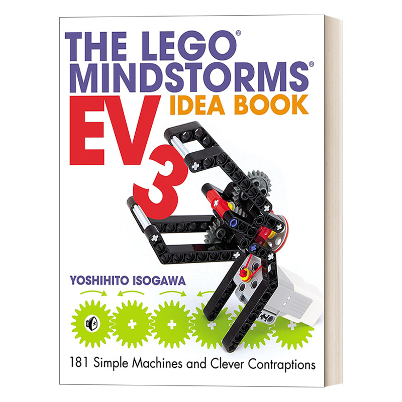 英文原版 The LEGO MINDSTORMS EV3 Idea Book 乐高机器人EV3创意搭建指南 181例绝妙机械组合爱上乐高 Yoshihito Isogawa 英文版