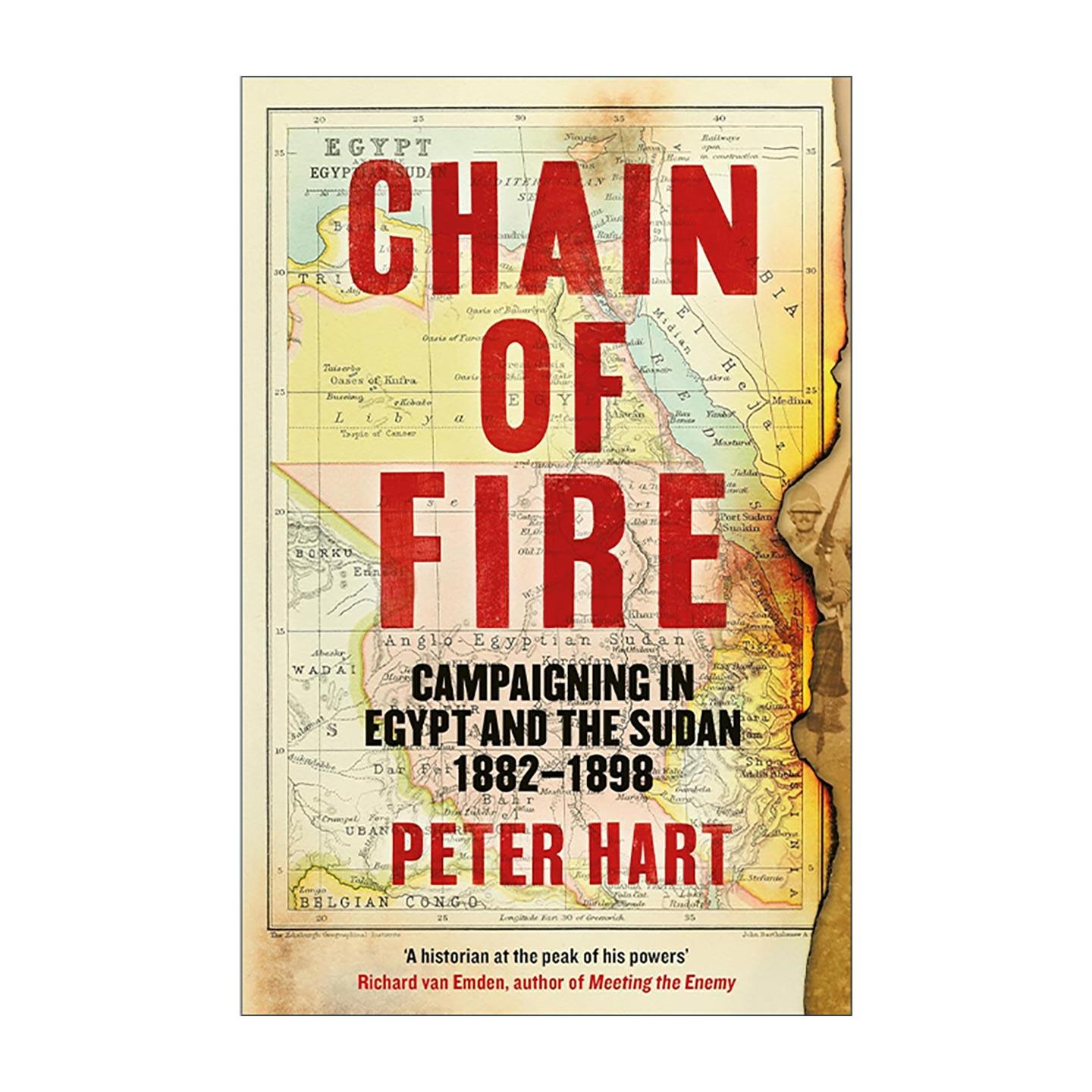 英文原版 Chain of Fire 火之链 英国在埃及与苏丹的殖民战争 军事史 殖民史 英文版 进口英语原版书籍