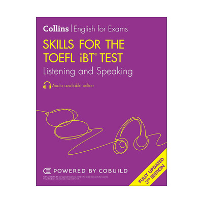 英文原版 Skills for the TOEFL iBT Test Listening and Speaking 新托福考试教材 听力和口语 改革版第三版 含在线音频 英文版
