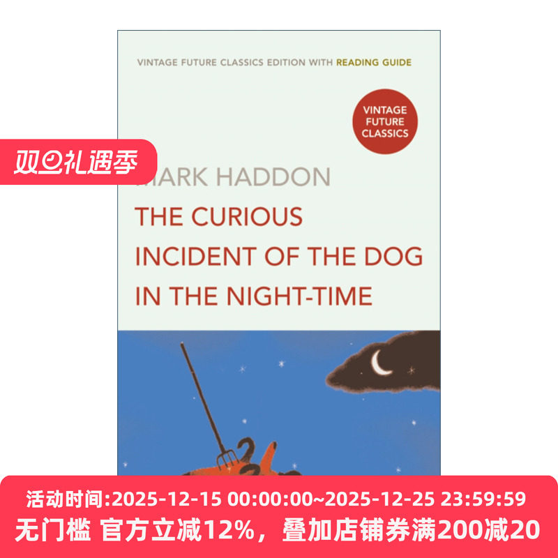 英文原版 The Curious Incident Of The Dog In The Night-Time 深夜小狗神秘事件 马克 哈登 含阅读指南 英文版 进口英语原版书籍