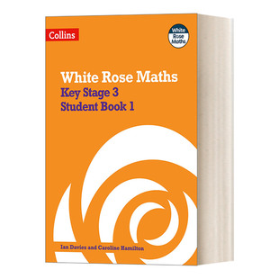 英文原版 Collins Key Stage 3 Maths Student Book 1 White Rose Maths 白玫瑰数学 英国初中数学学生用书 1 进口英语原版书籍