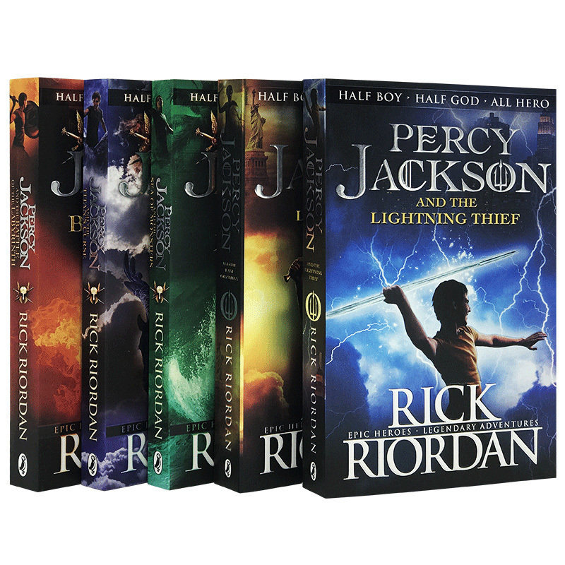 波西杰克逊系列5册 Percy Jackson Rick Riordan 神火之盗 魔兽之海 巨神之咒 迷宫之战 终之战 雷克莱尔顿 英文原版科幻小说使用感如何?