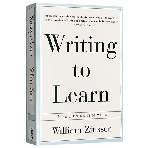 写作学习法 Writing to Learn 经典英文写作指南 On Writing Well 英文原版写作工具书 英文版进口书籍