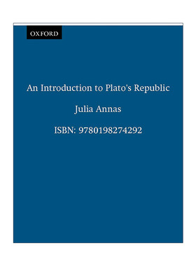 英文原版 An Introduction to Plato's Republic 柏拉图理想国导读 Julia Annas 英文版 进口英语原版书籍