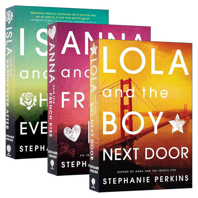 英文原版 Anna and the French Kiss系列3册 青春浪漫小说 Stephanie Perkins 英文版 进口英语原版书籍
