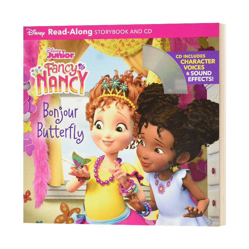 漂亮南希 你好姑娘朗读故事 fancy nancy read-along storybook and