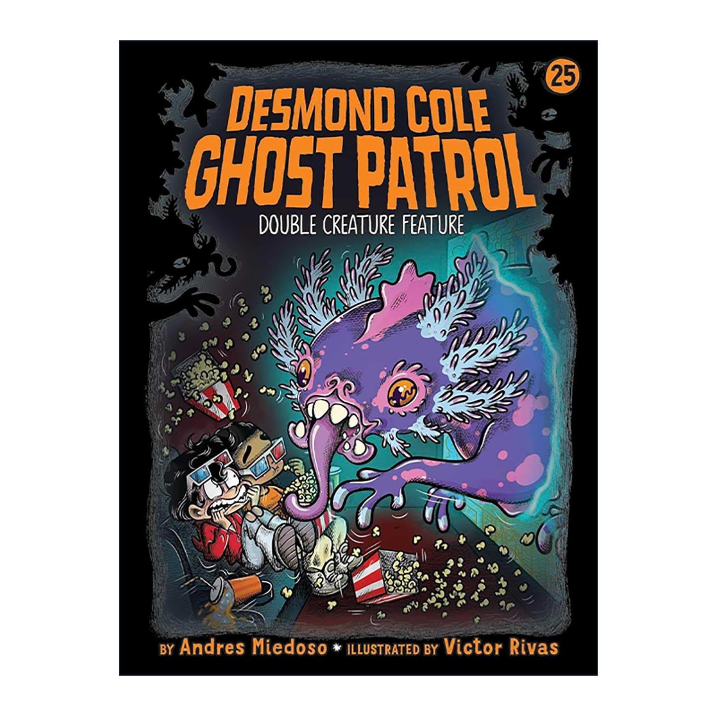 英文原版 Double Creature Feature 德斯蒙德科尔幽灵巡逻队25 初级章节书 英文版 进口英语原版书籍