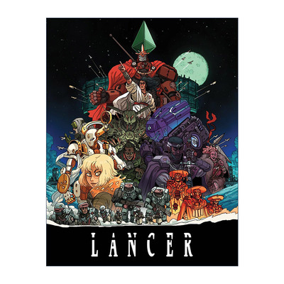英文原版 Lancer TTRPG Core Rulebook 枪骑兵桌面角色扮演游戏核心规则书 精装 Massif 黑马漫画 Tom Parkinson-Morgan 英文版