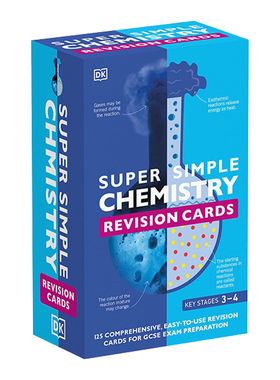 英文原版 SuperSimple Revision Cards Chemistry 超级简单复习卡 化学 英文版 进口英语原版书籍