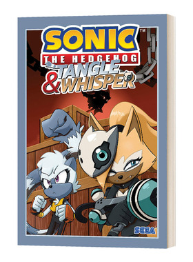 Tangle & Whisper 刺猬索尼克 英文原版儿童漫画 进口英语书籍