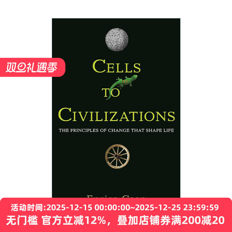 英文原版 Cells to Civilizations 从细胞到文明 改变生命的原则 进化 生物学 Enrico Coen英文版 进口英语原版书籍