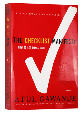 清单革命 The Checklist Manifesto 阿图葛文德医生英文原版社会科学读物 进口英语书籍