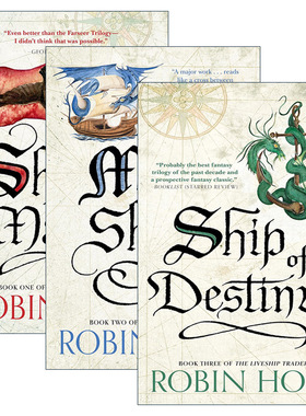 英文原版 The Liveship Traders Trilogy魔法活船三部曲新版系列 套装3册 奇幻小说 Robin Hobb 英文版 进口英语原版书籍